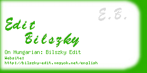 edit bilszky business card